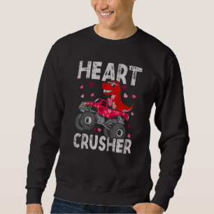 Sweatshirt Enfants Dinosaur Monster Camion Rex Valentines Coe