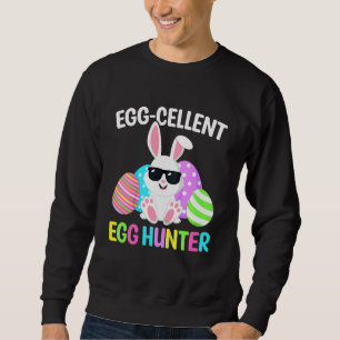 Sweatshirt Enfants Eggcellcellg Hunt Pâques Bunny Toddler Gar