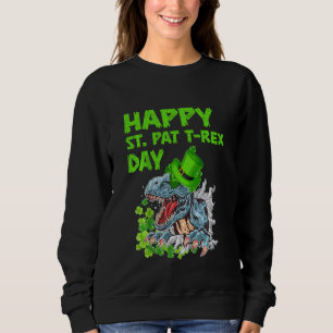 Sweatshirt Enfants Enfants Happy Patrick T Rex Humour Enfants