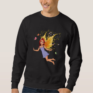 Sweatshirt Enfants Fée Fée Avec Papillon Ailes Fabulous Fair