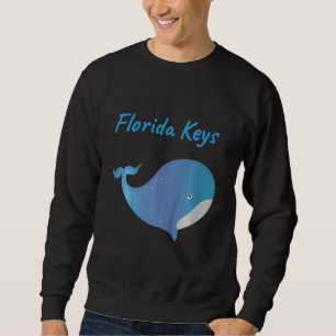 Sweatshirt Enfants Florida Keys Baleine Enfants Vacances Souv