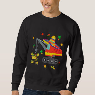 Sweatshirt Enfants Grue Mexicaine Tacos Garçons Cinco De Mayo