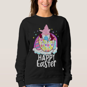 Sweatshirt Enfants Happy Pâques Gnome Bunny Dino Garçons Fill