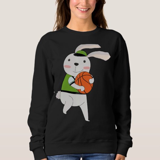 Sweatshirt Enfants Jour de Pâques Chasse aux Oeufs Bunny Dunk (Devant)