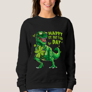Sweatshirt Enfants Joyeux St Pat Trex Jour Dino Jour de la Sa