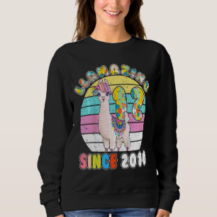 Sweatshirt Enfants Llama Girl 12 ans Llamazing Alpaca naissan