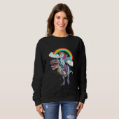 Sweatshirt Enfants Unicorn équitation Dinosaure Garçons Fille (Devant entier)