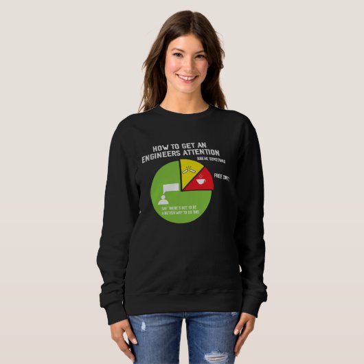Sweatshirt Engineer Saying Future Engineer  Engineering Memes (Devant entier)