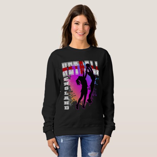 Sweatshirt England Netball (Devant entier)