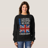 Sweatshirt England United Kingdom UK Travel Vacation Outfit T (Devant entier)
