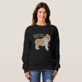 Sweatshirt English Bulldog Drool Boss Slobber King (Devant entier)