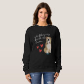 Sweatshirt English Bulldog Slobbering Ball of Love (Devant entier)