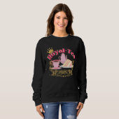 Sweatshirt English Tea Party Royalty Pun Tea (Devant entier)