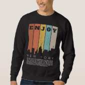 Sweatshirt Enjoy New York Vintage (Devant)