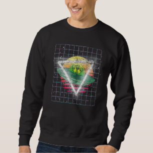Sweatshirt Enlèvement Alien Croyant Ufo Rétro Coucher de Sole