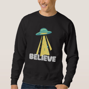 Sweatshirt Enlèvement D'Aliens Pour Hommes Femmes Enfants Ufo