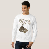 Sweatshirt Enlevez vos clous de girofle Ail (Devant entier)