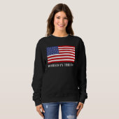 Sweatshirt Ennuyé aux États-Unis (Devant entier)