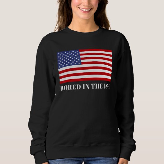 Sweatshirt Ennuyé aux États-Unis (Devant)