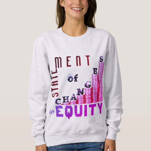 Sweatshirt "Énoncé des variations des capitaux propres" (Devant)