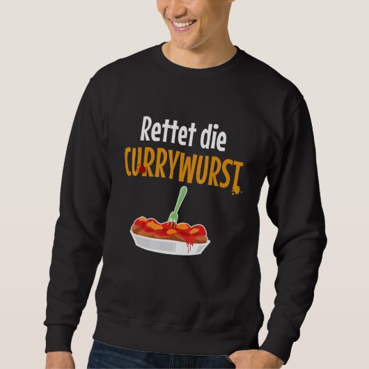 Sweatshirt Enregistrer La Saucisse De Curry (Devant)