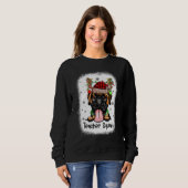 Sweatshirt Enseignant Bleached Squad Boxer Reindeer Enseignan (Devant entier)
