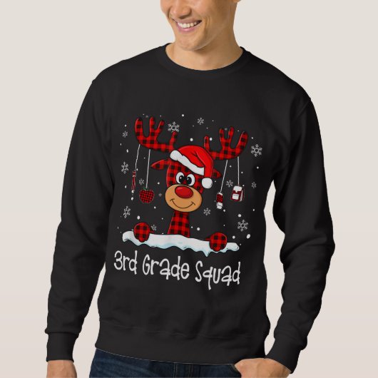 Sweatshirt Enseignant C de l'équipe de 3e année (Devant)