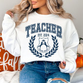 Sweatshirt Enseignant Collège Graduation Est. 2024