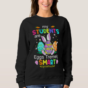 Sweatshirt Enseignant de 1ère année Mes élèves Sont des oeufs