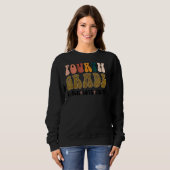 Sweatshirt Enseignant De 4E Année De Retour À L'École Ou Appr (Devant entier)