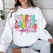 Sweatshirt Enseignant de la quatrième année à l'école