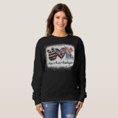 Sweatshirt Enseignant de l'année Peace Love Kindergarten Team (Devant entier)