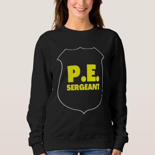Sweatshirt Enseignant De L'Éducation Physique PE Et Éducateur (Devant)