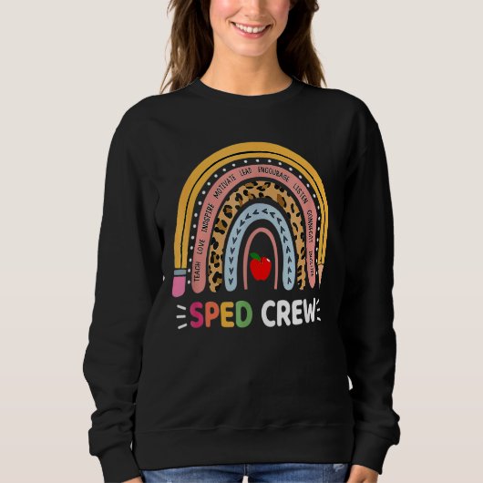 Sweatshirt Enseignant de l'éducation spéciale Equipe de vites (Devant)