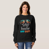 Sweatshirt Enseignant De L'Enseignement Spécial Des Sourds De (Devant entier)