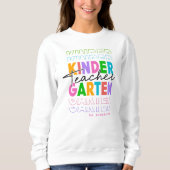 Sweatshirt enseignant de maternelle personnalisée (Devant)