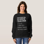 Sweatshirt Enseignant de physique amusant (Devant entier)