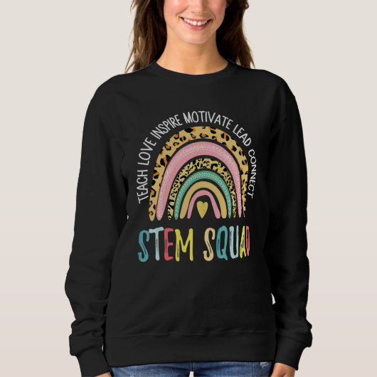 Sweatshirt Enseignant de tige Steminist Science Technologie I (Devant)