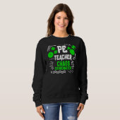 Sweatshirt Enseignant en éducation physique P E Chaos Coordon (Devant entier)