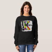 Sweatshirt Enseignant et Etudiante Bleached Kindergarten Back (Devant entier)
