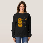 Sweatshirt Enseignant J'Enseigne La Cutest Pumkin Dans Le Hal (Devant entier)