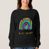 Sweatshirt Enseignant Rainbowenseignant Tiny World Changers (Devant)