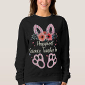 Sweatshirt Enseignant scientifique le plus optimiste lapin Pl (Devant)