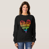 Sweatshirt Enseignant Soyez gentil C'est la plus belle chose (Devant entier)