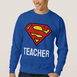 Sweatshirt Enseignant Superman S-Shield   Logo Superman