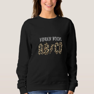 Sweatshirt Enseignantes Abcd Rock Kindergarten Rocks Leopa