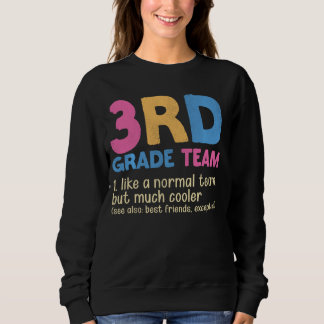 Sweatshirt Enseignants 3e année Équipe Noun Définition Retour