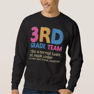 Sweatshirt Enseignants 3e année Équipe Noun Définition Retour
