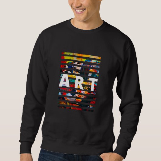 Sweatshirt Enseignants d'art et artiste abstrait (Devant)