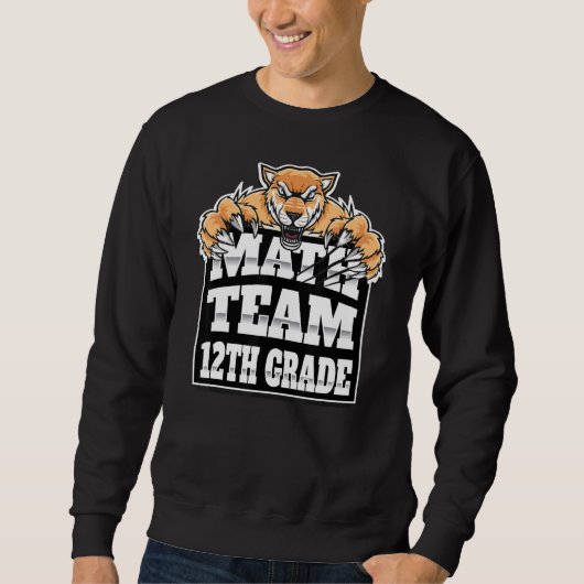 Sweatshirt Enseignants de l'équipe de mathématiques élèves de (Devant)
